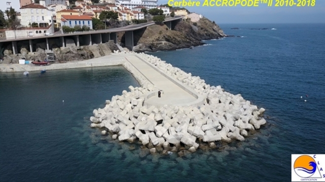 ACCROPODE™ , accropode, ACCROPODE™II, le bloc ACCROPODE™ , ACCROPODE™ block