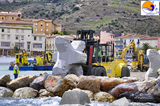 ACCROPODE™II, ACCROPODE, certification ACCROPODE, expertise ACCROPODE , placement ACCROPODE , pose ACCROPODE